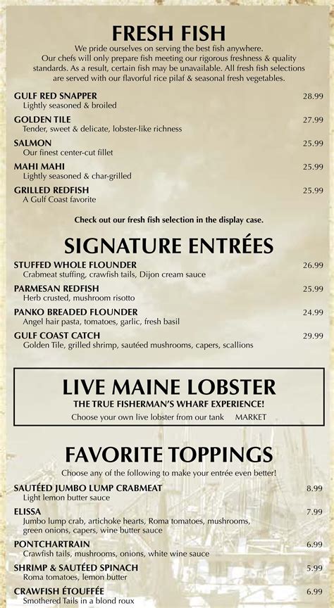 All Day Dining Menu – Naked fisherman